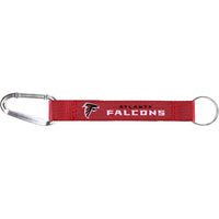 FALCONS (RED) CARABINER KEYCHAIN