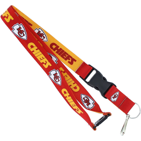 CHIEFS (GOLD/RED) REVERSIBLE LANYARD
