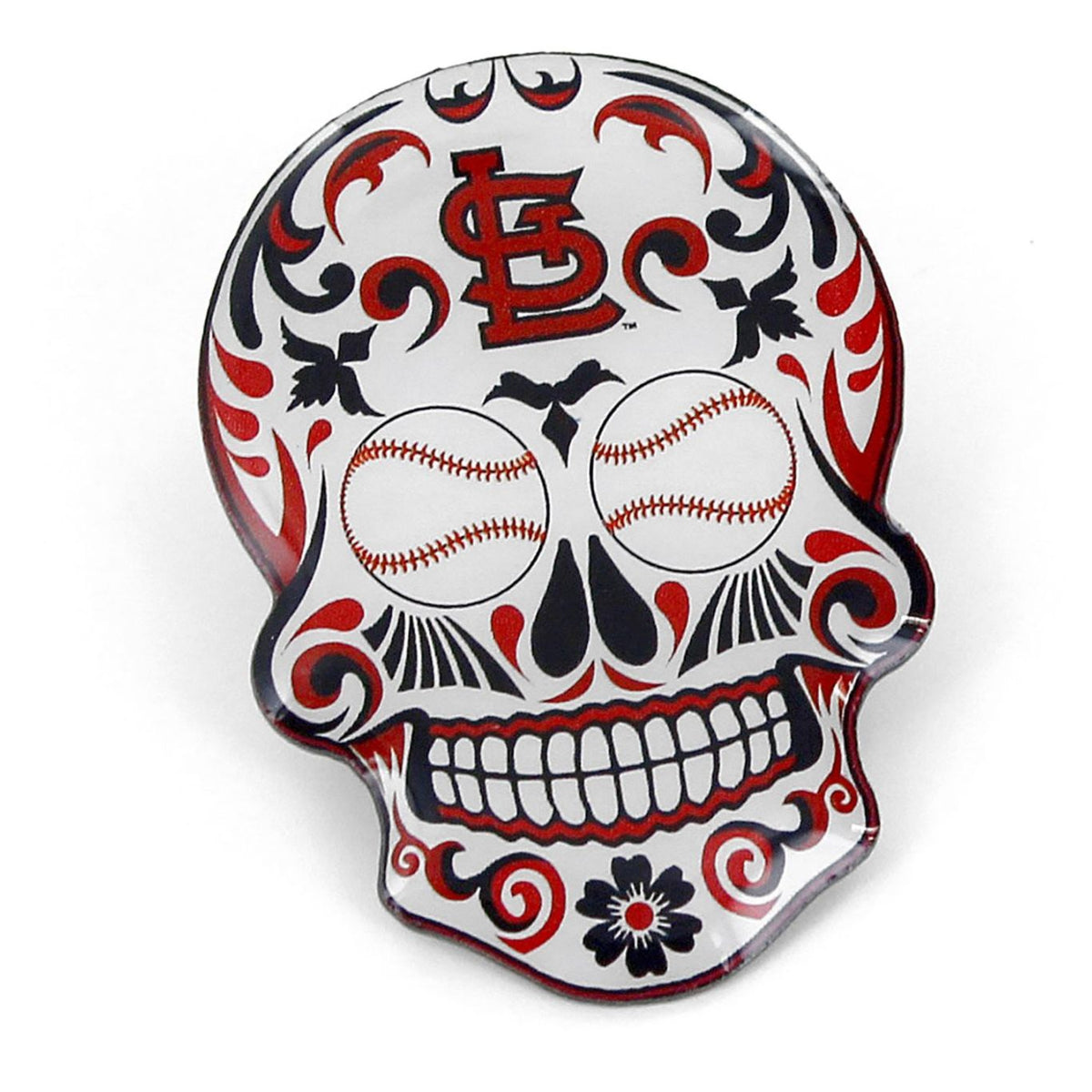 Aminco Packers Sugar Skull Pin