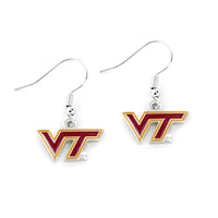 VIRGINIA TECH DANGLER EARRINGS