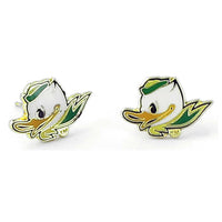 OREGON 'FIGHTING DUCK' POST EARRINGS