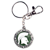 MICHIGAN STATE IMPACT KEYCHAIN