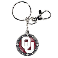 OKLAHOMA IMPACT KEYCHAIN