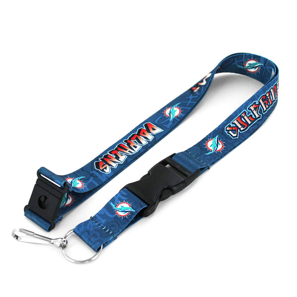 DOLPHINS GRAFFITI LANYARD