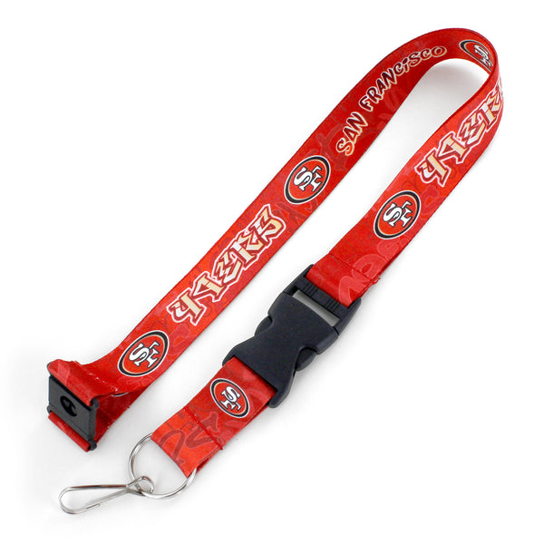 49ERS GRAFFITI LANYARD