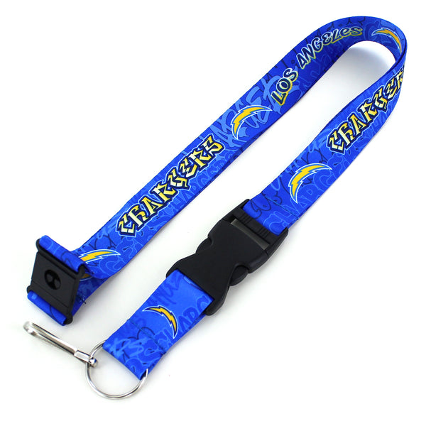 CHARGERS GRAFFITI LANYARD