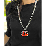 BENGALS HEAVYWEIGHT TEAM LOGO NECKLACE