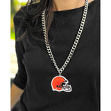 BROWNS HEAVYWEIGHT TEAM LOGO NECKLACE