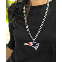 PATRIOTS HEAVYWEIGHT TEAM LOGO NECKLACE