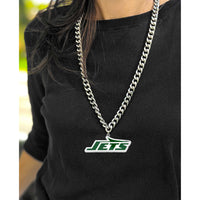 JETS HEAVYWEIGHT TEAM LOGO NECKLACE