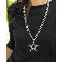 COWBOYS HEAVYWEIGHT TEAM LOGO NECKLACE