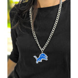 LIONS HEAVYWEIGHT TEAM LOGO NECKLACE