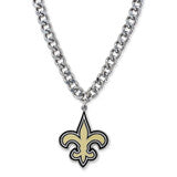 SAINTS HEAVYWEIGHT TEAM LOGO NECKLACE