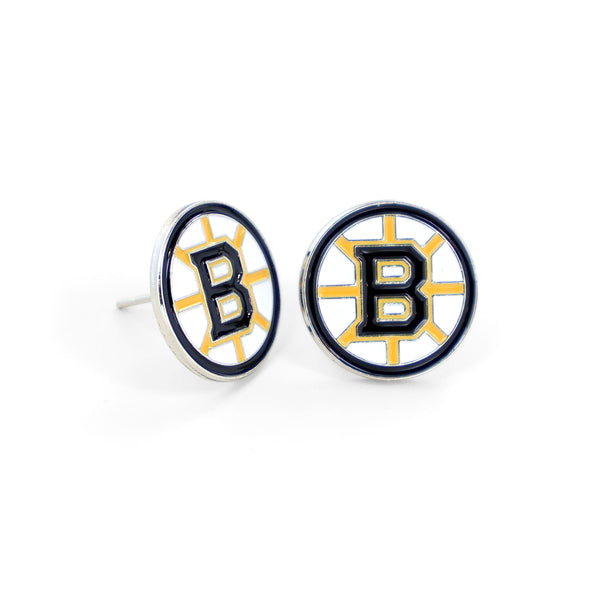 BRUINS TEAM POST EARRINGS