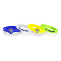 RAMS SILICONE BRACELETS (4 PACKS)