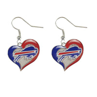 BILLS SWIRL HEART EARRINGS