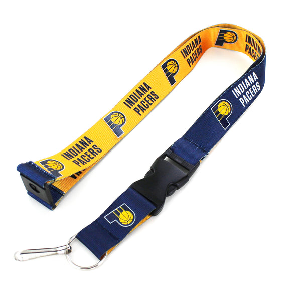 PACERS (NAVY/YELLOW) REVERSIBLE LANYARD