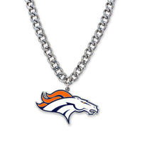 BRONCOS HEAVYWEIGHT TEAM LOGO NECKLACE