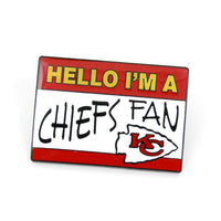 CHIEFS NAME TAG PIN