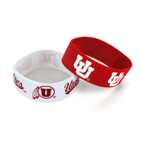 UTAH UTES WIDE BRACELETS (2 PACK)