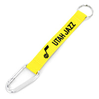 JAZZ (YELLOW) CARABINER LANYARD KEYCHAIN