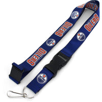 OILERS (BLUE) TEAM LANYARD