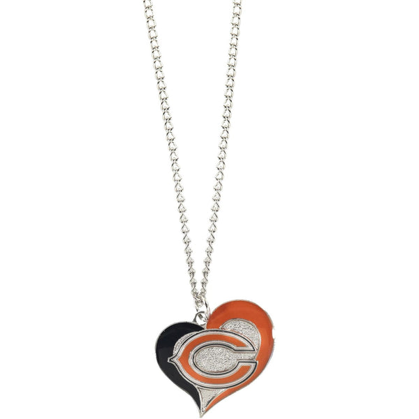 BEARS SWIRL HEART NECKLACE