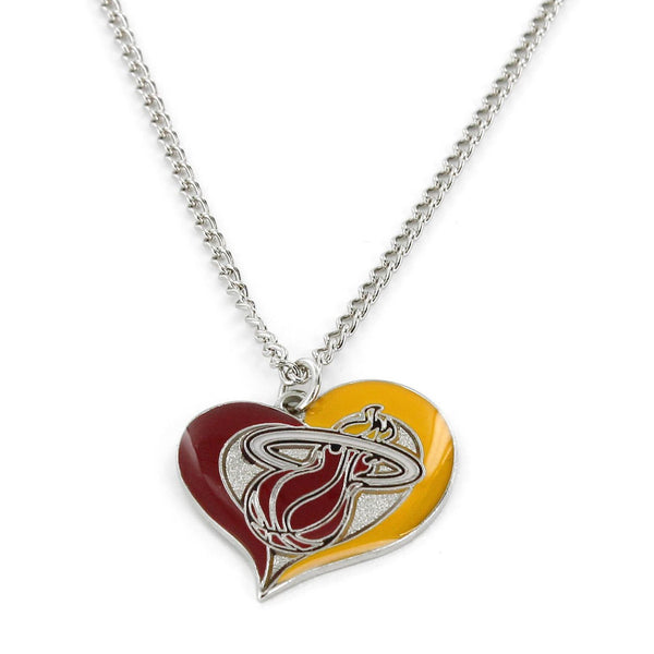 HEAT SWIRL HEART NECKLACE