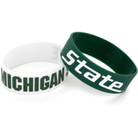 MICHIGAN STATE WIDE BRACELETS (2-PACK)