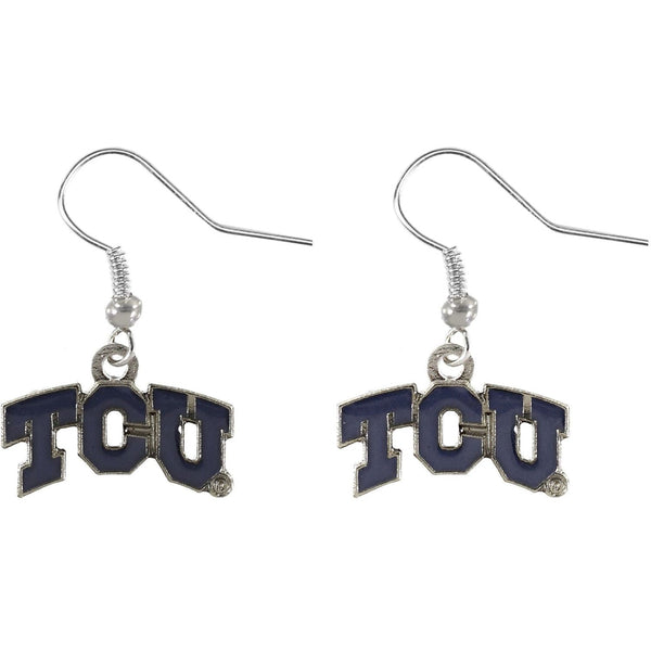 TCU DANGLER EARRINGS