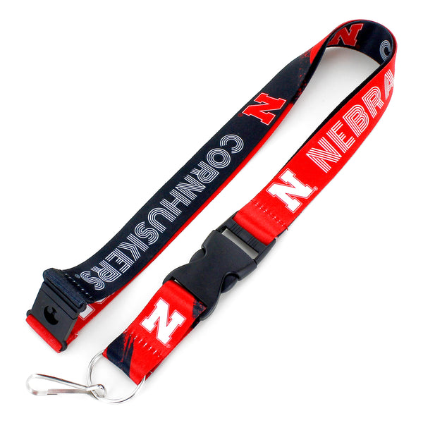 NEBRASKA CROSSFADE LANYARD