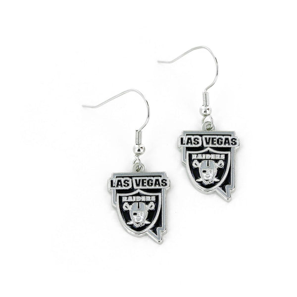 RAIDERS "LV" HOME STATE DESIGN EARRINGS