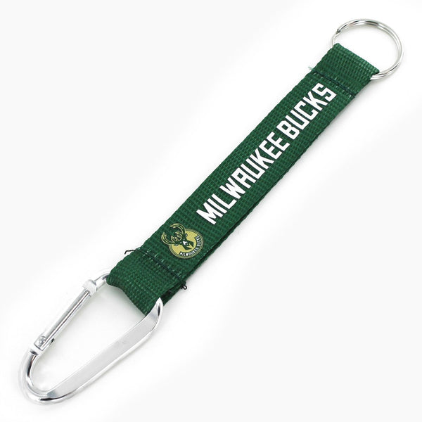 BUCKS (GREEN) CARABINER LANYARD KEYCHAIN