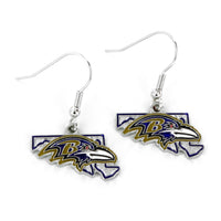 RAVENS - STATE DESIGN EARRINGS