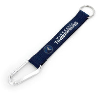 TIMBERWOLVES (BLUE) CARABINER LANYARD KEYCHAIN