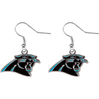 PANTHERS LOGO DANGLER EARRINGS