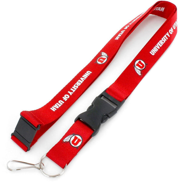UTAH UTES (RED) TEAM LANYARD