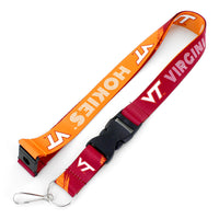 VIRGINIA TECH CROSSFADE LANYARD