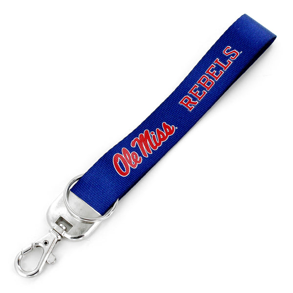 OLE MISS DELUXE WRISTLET KEYCHAIN