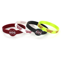 MISSISSIPPI STATE SILICONE BRACELETS (4 PACK)