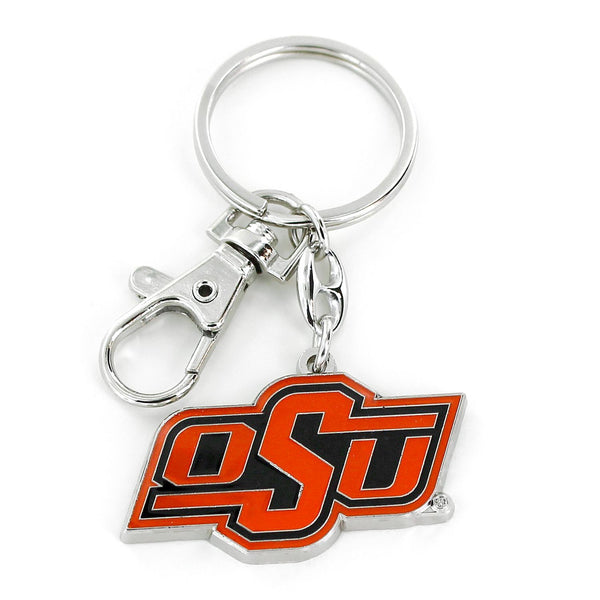 OKLAHOMA STATE HEAVYWEIGHT KEYCHAIN