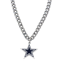 COWBOYS HEAVYWEIGHT TEAM LOGO NECKLACE