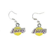 LAKERS LOGO DANGLER EARRINGS