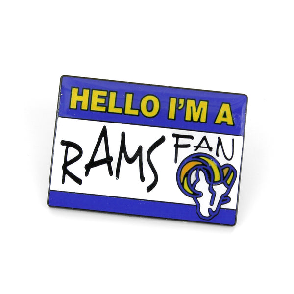 RAMS NAME TAG PIN