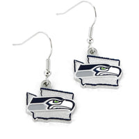 SEAHAWKS - STATE DESIGN EARRINGS