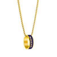 RAVENS (GOLD) FASHION RING PENDANT NECKLACE