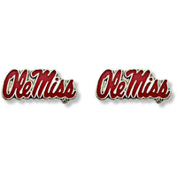 OLE MISS TEAM POST EARRINGS