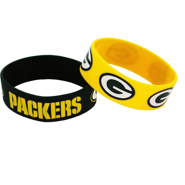 PACKERS WIDE BRACELETS (2-PACK)