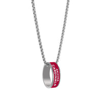 CARDINALS (SILVER) FASHION RING PENDANT NECKLACE