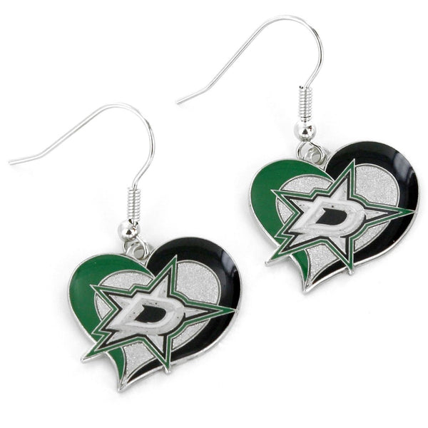 STARS SWIRL HEART EARRINGS